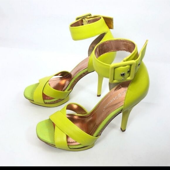 BCBGeneration Lime Heels in Box worn once. - Picture 1 of 16